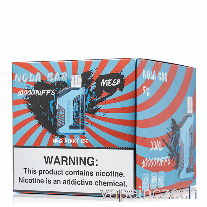 [10-balení] So Soul Nola Bar 10000 Jednorázový Vape Bez Nikotinu